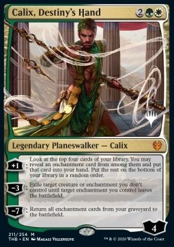 Calix Destinys Hand (V.1) - Theros Beyond Death Promos 
