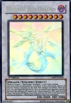 Majestic Red Dragon (V.3 - Ghost Rare) 