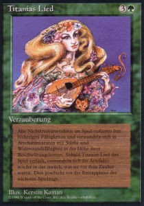 Titanias Song - Foreign Black Bordered