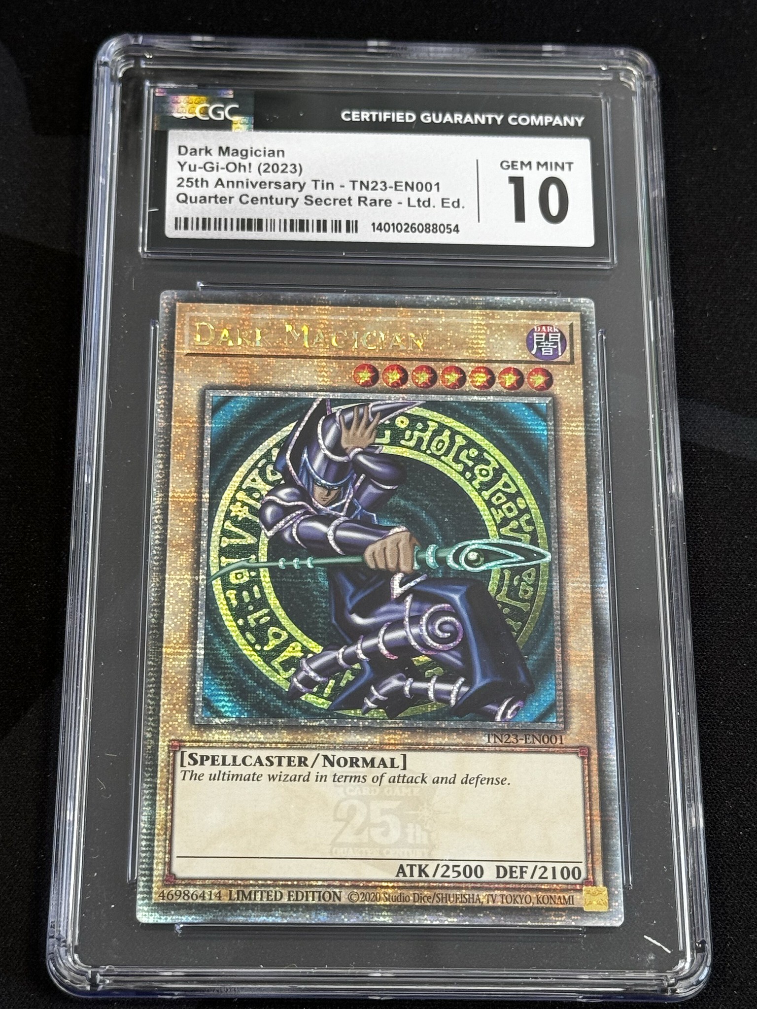 Dark Magician - TN23 1 - English - CGC 10 