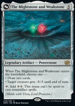 The Mightstone and Weakstone Urza Planeswalker - The Brothers War 