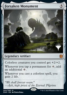 Forsaken Monument (V.1) - Zendikar Rising Promos 
