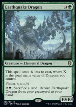 Earthquake Dragon - Commander Legends Battle for Baldurs Gate 