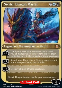 Sivitri Dragon Master - Commander Dominaria United Extras