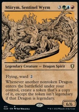 Miirym Sentinel Wyrm (V.2) - Commander Legends Battle for Baldurs Gate Extras 