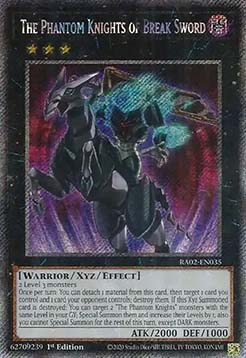 The Phantom Knights of Break Sword (V.4 Platinum Secret Rare) 