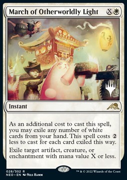 March of Otherworldly Light (V.2) - Kamigawa Neon Dynasty Promos 