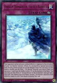 Frozen Domain of the Ice Barrier 