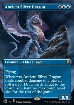 Ancient Silver Dragon (V.1) - Commander Legends Battle for Baldurs Gate Extras 