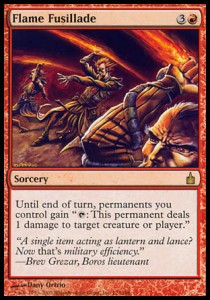 Flame Fusillade - Ravnica City of Guilds 