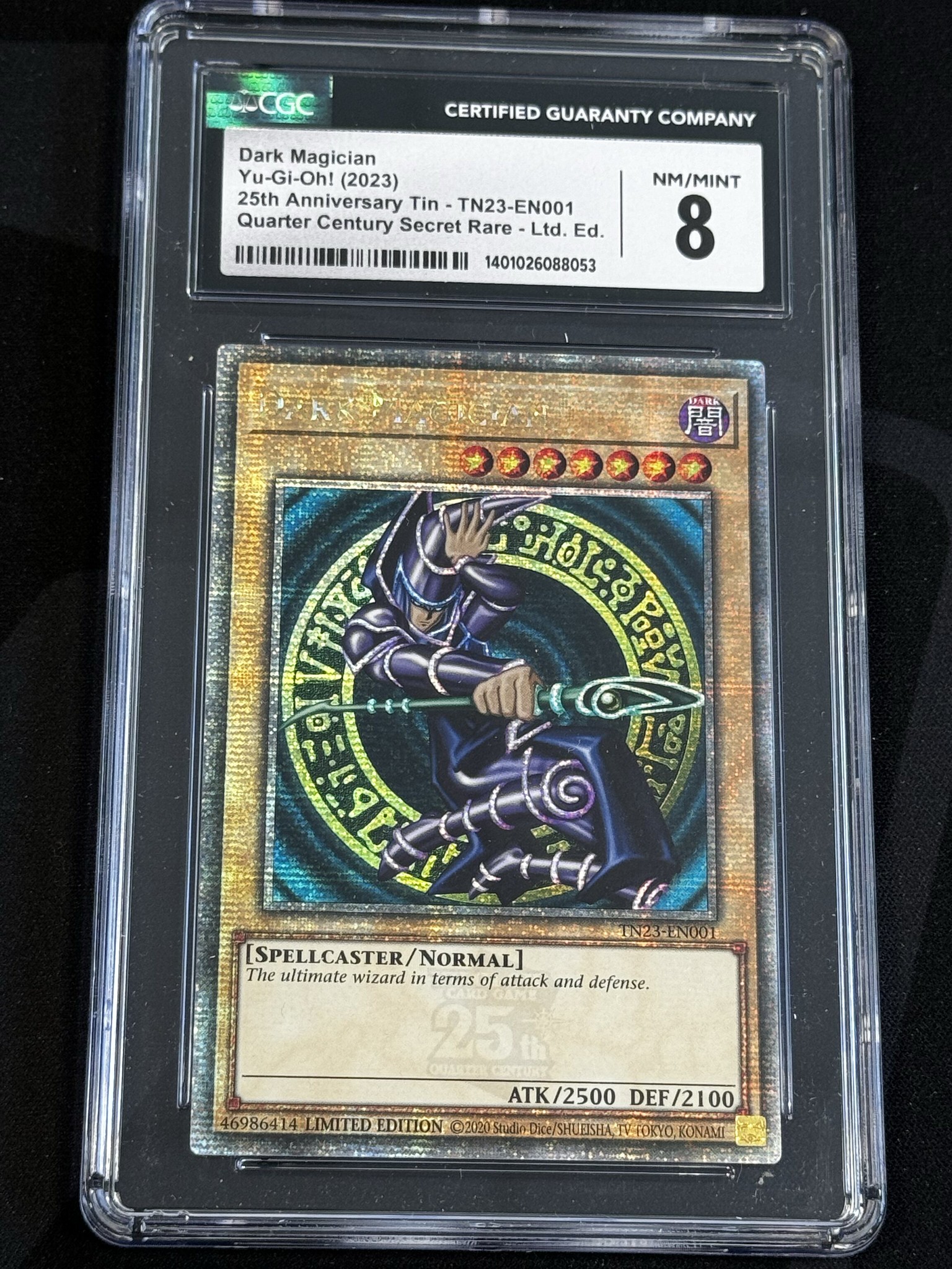 Dark Magician - TN23 1 - English - CGC 8