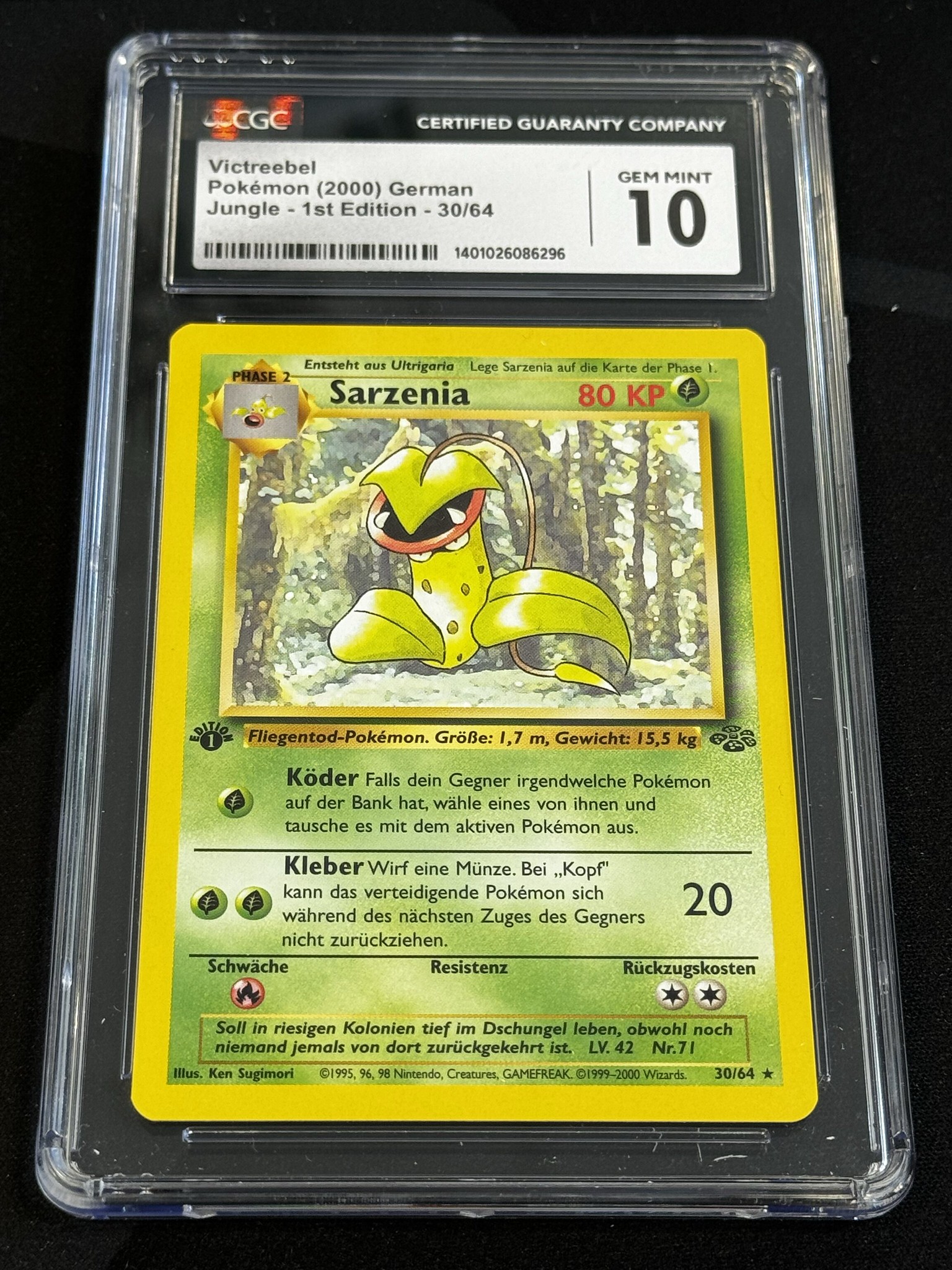 Victreebel - JU 30 - German - CGC 10