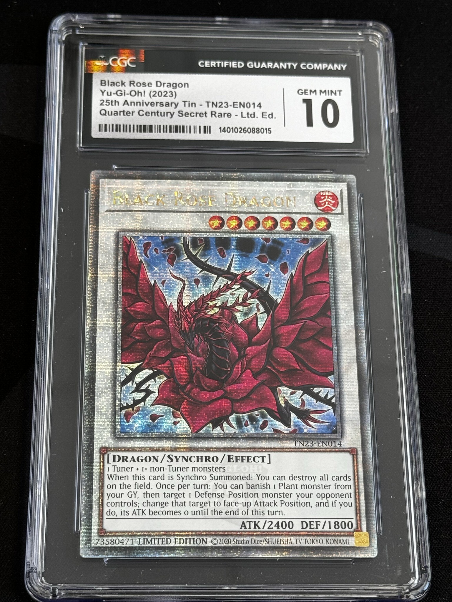 Black Rose Dragon - TN23 14 - English - CGC 10 