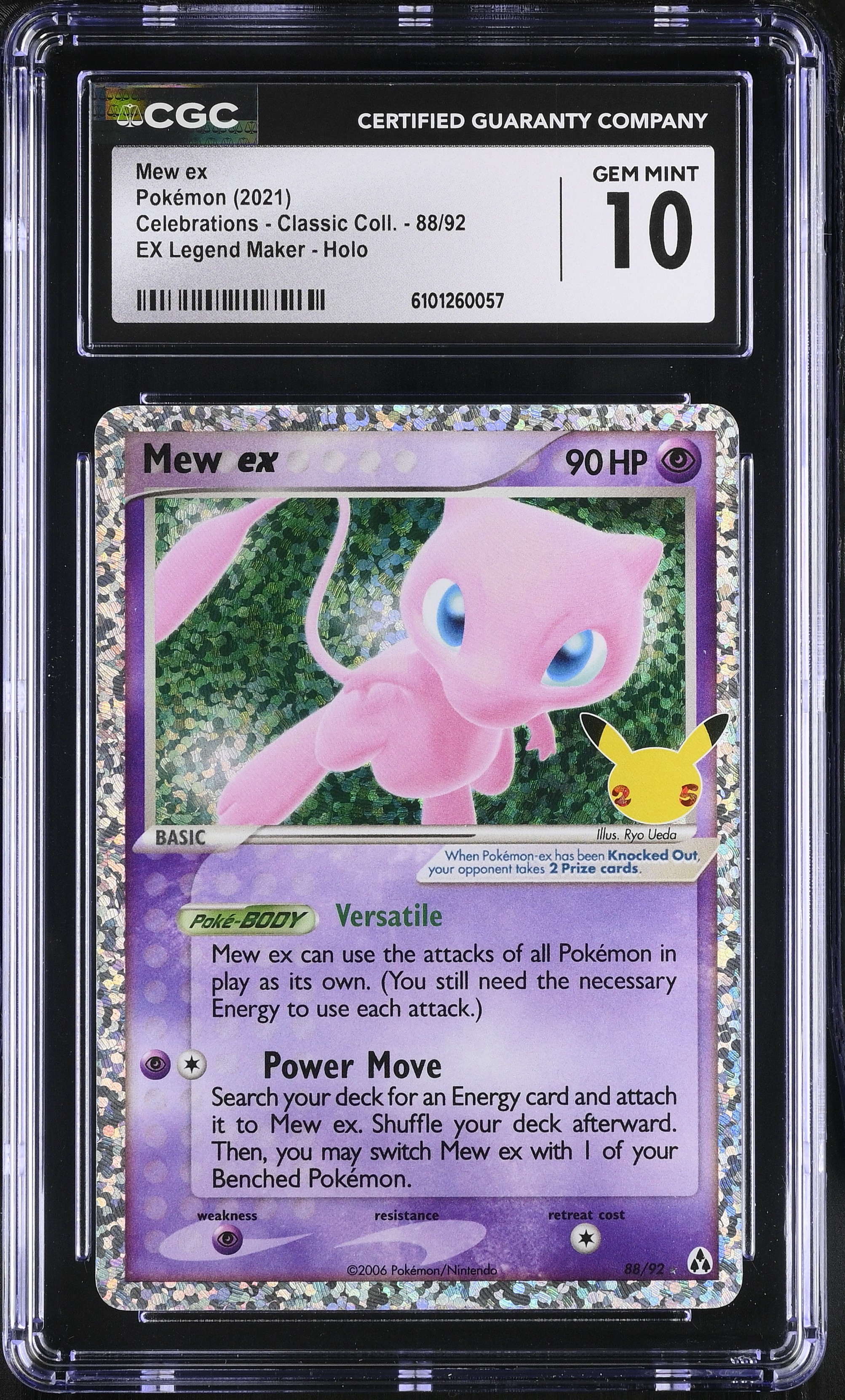 Mew ex - CEL 88 - English - CGC 10 