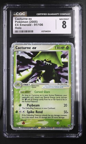Cacturne ex - EM 91 - English - CGC 8 