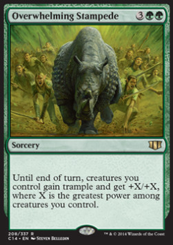 Overwhelming Stampede - Commander 2014 