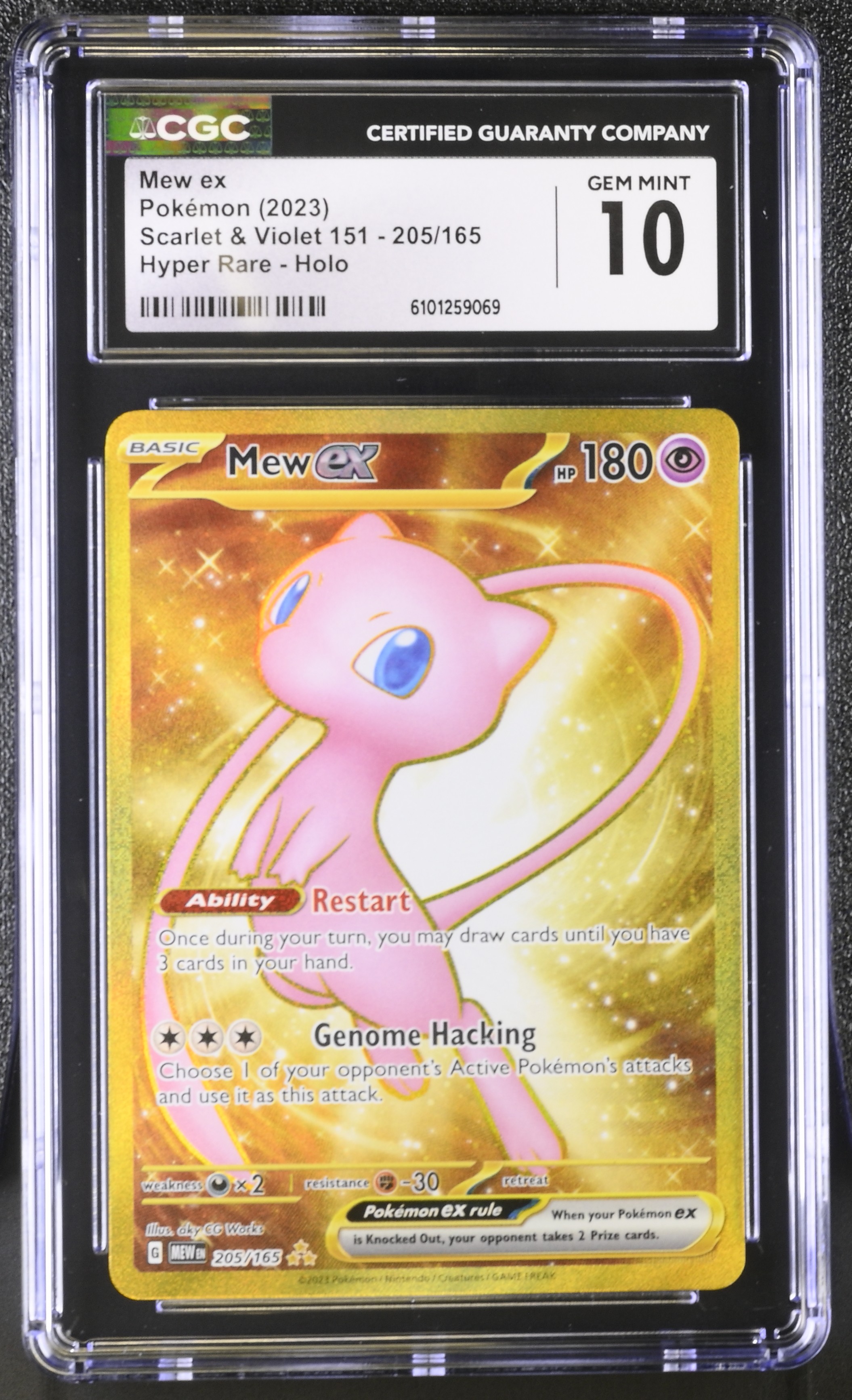 Mew ex - MEW 205 - English - CGC 10 