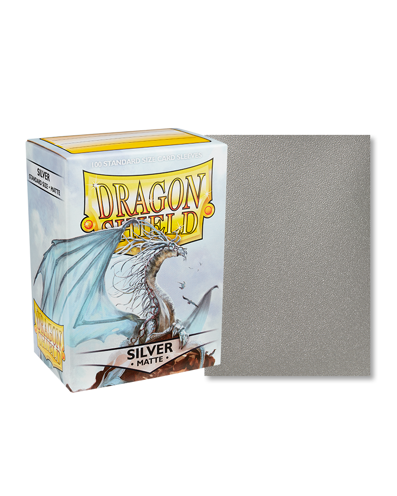 Dragon Shield Standard Sleeves Matte - Silver 
