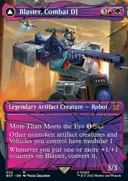 Blaster Combat DJ Blaster Morale Booster (V.2) - Universes Beyond Transformers 