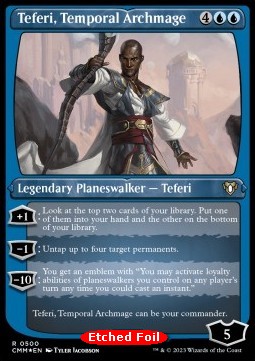 Teferi, Temporal Archmage - Commander Masters Extras 