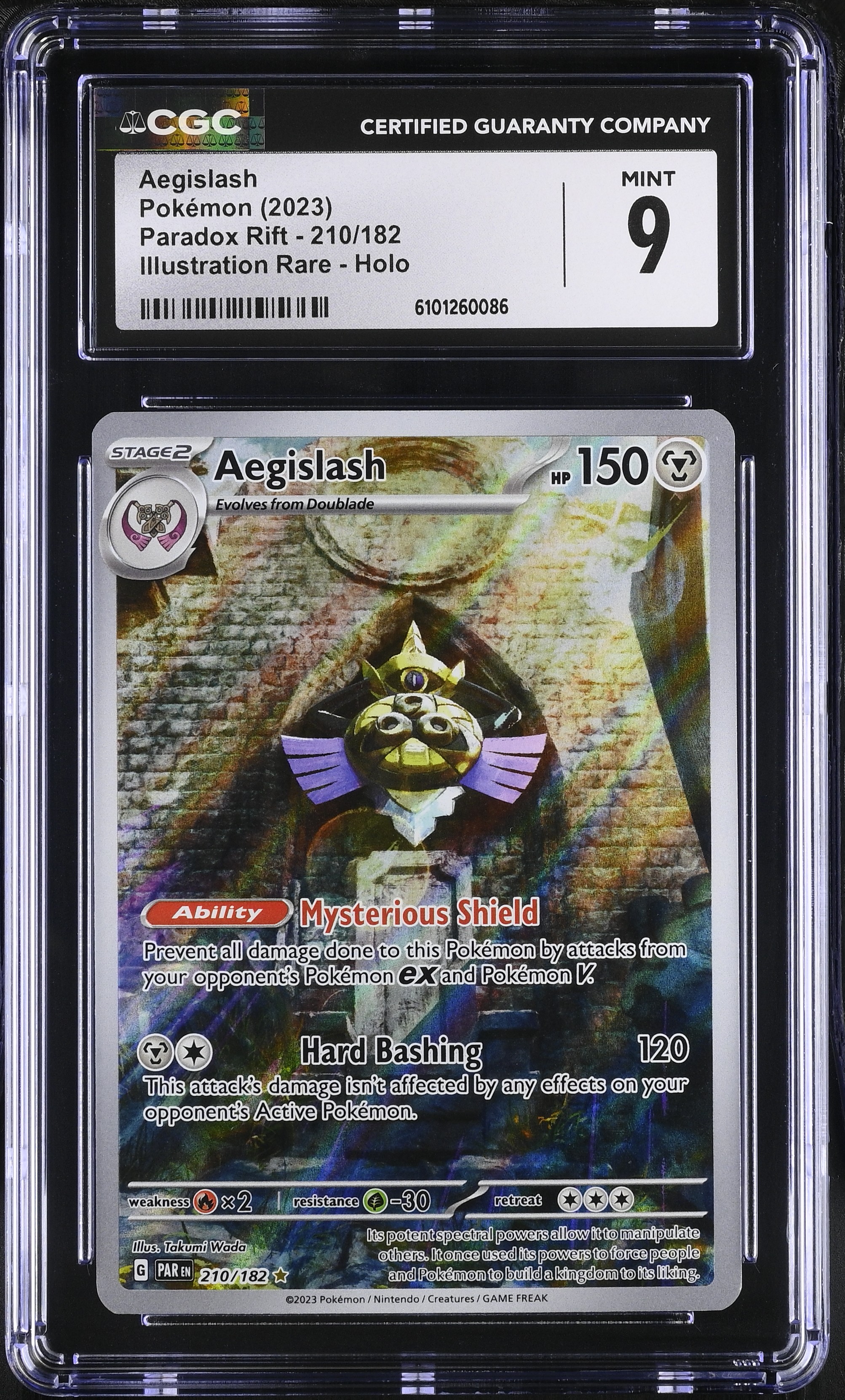 Aegislash - PAR 210 - English - CGC 9