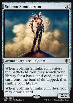Solemn Simulacrum - Commander 2016 