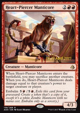Heart Piercer Manticore - Amonkhet Promos 