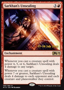Sarkhans Unsealing - Core 2019 Promos 