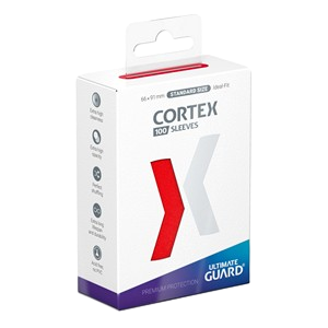 100 Ultimate Guard Cortex Sleeves (Red) 
