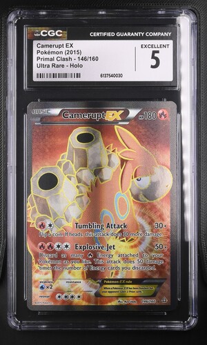 Camerupt EX (Full Art) - PRC 146 - English - CGC 5 