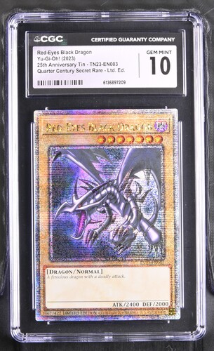 Red Eyes Black Dragon - TN23 3 - English - CGC 10 
