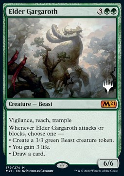 Elder Gargaroth (V.1) - Core 2021 Promos 