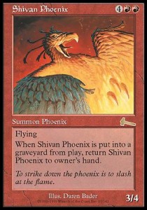 Shivan Phoenix - Urzas Legacy 