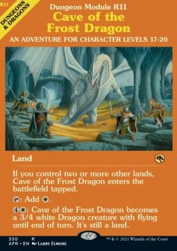 Cave of the Frost Dragon - Adventures in the Forgotten Realms Extras 